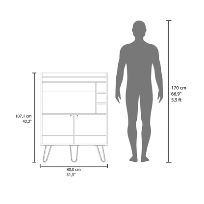 Bar Cabinet Tori 42" Tall