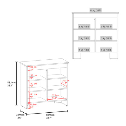 Dago Sideboard Storage Cabinet with 2 Doors, Interior Shelves, Accent Buffet Cabinet for Dining Room, Living Room or Entryway