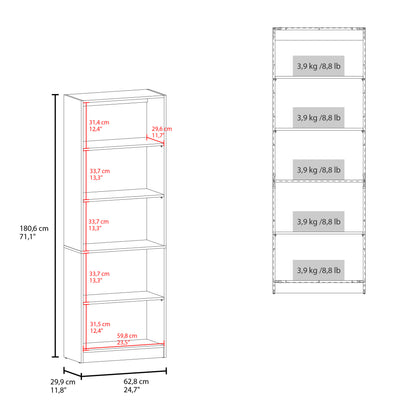 Home 4 Shelves Bookcase , Open Storage