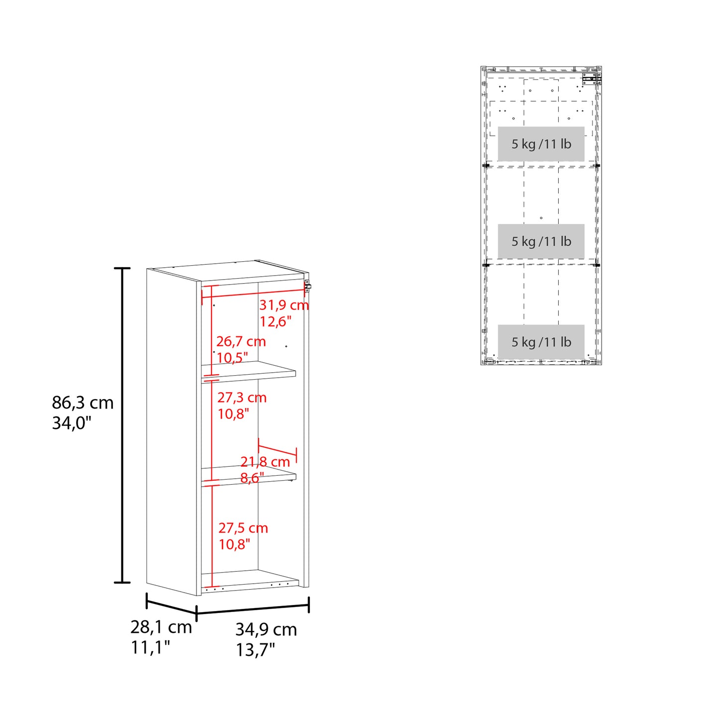 Foldable Table Iron, Wall Table for Mudroom