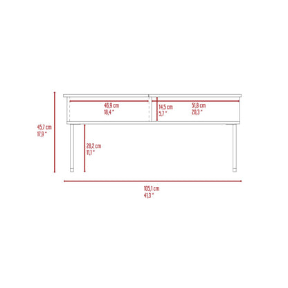 Armin Lift Top Coffee Table, One Shelf