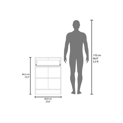 Mayorca Multistorage Pantry Cabinet, One Drawer, Two Interior Shelves