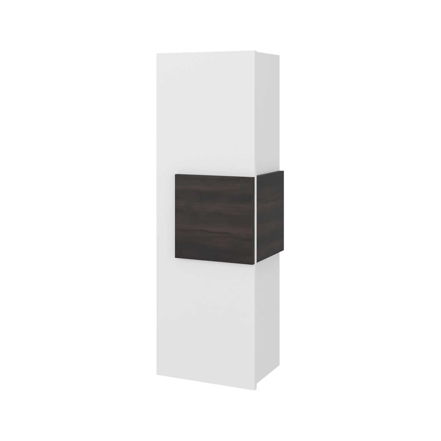 Vanguard Wall-Mounted Single Door Medicine Cabinet with 3 Interior Storage Shleves, Space-Saving Bathroom Storage Organizer with Concealed Shelving