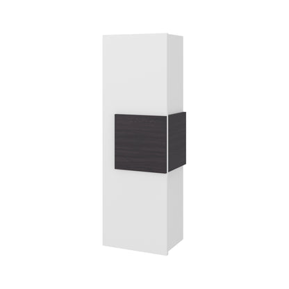 Vanguard Wall-Mounted Single Door Medicine Cabinet with 3 Interior Storage Shleves, Space-Saving Bathroom Storage Organizer with Concealed Shelving