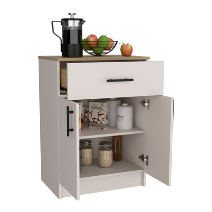 Mayorca Multistorage Pantry Cabinet, One Drawer, Two Interior Shelves