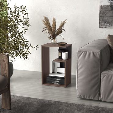 Everet 25" High 3-Tier Shelf Side Table