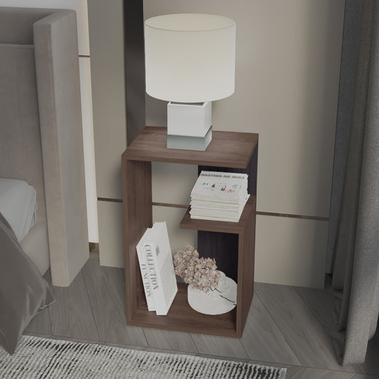 Everet 25" High 3-Tier Shelf Side Table