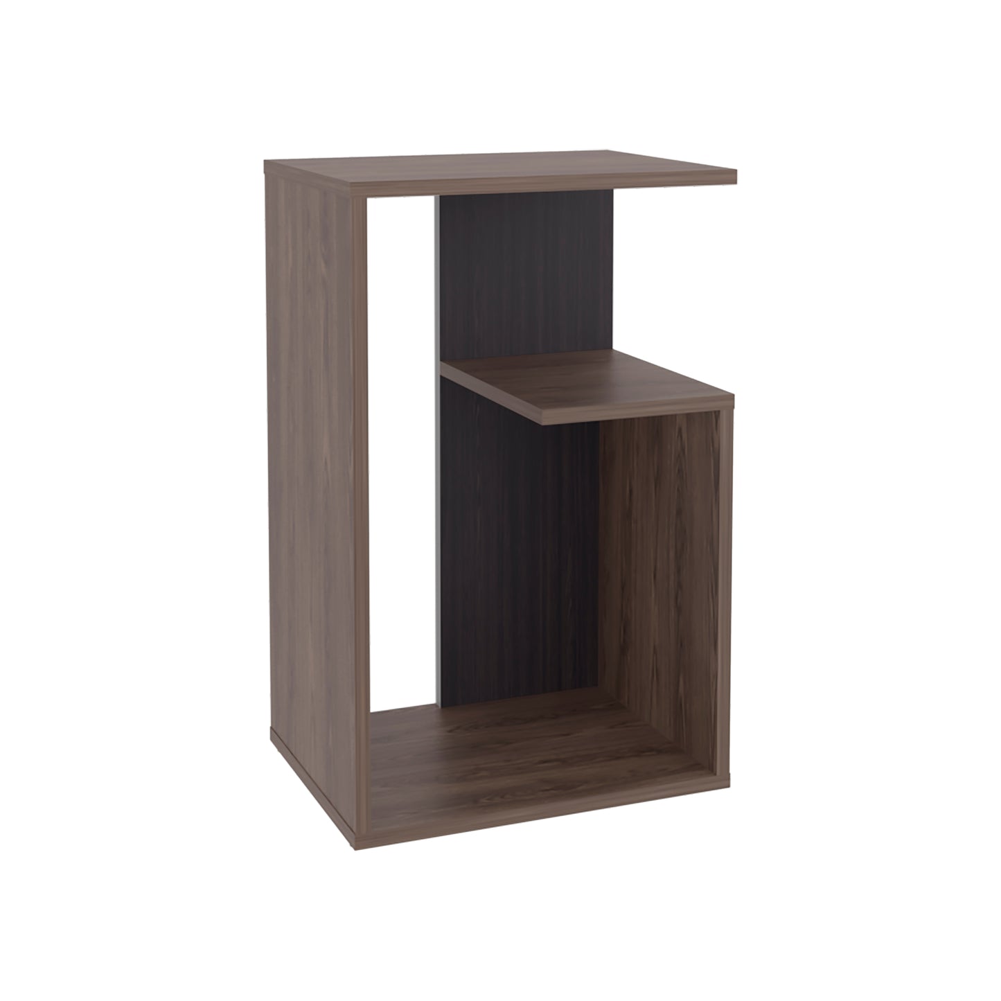 Everet 25" High 3-Tier Shelf Side Table