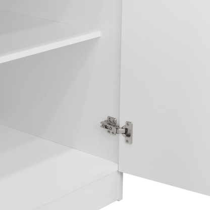 Napoles Utility Sink, Two Shelves, Double Door Cabinet