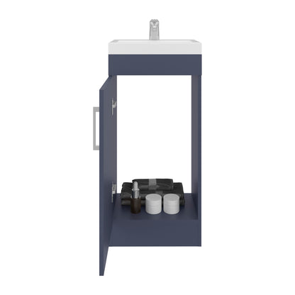 Madrid Floorstanding Bathroom Vanity with Sink, Modern Look Storage Cabinet for Bathroom Organization