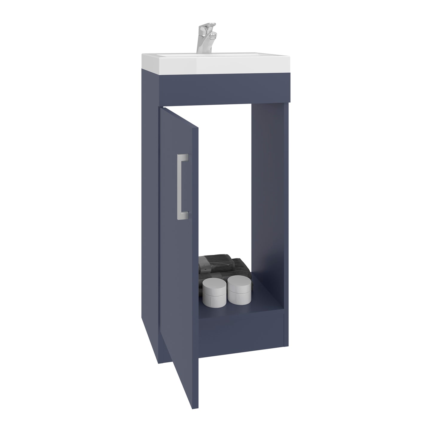 Madrid Floorstanding Bathroom Vanity with Sink, Modern Look Storage Cabinet for Bathroom Organization