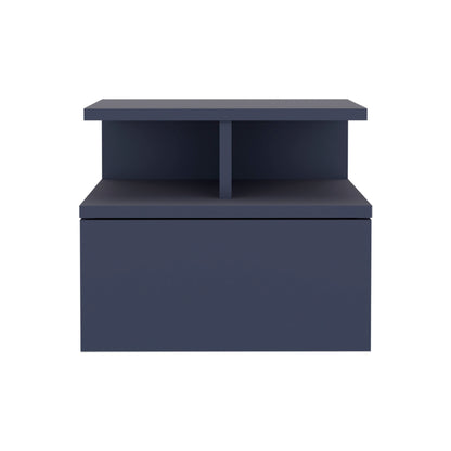 Adele Floating Nightstand, With One Drawer And Two Small Below Shelves For Storage or Decor