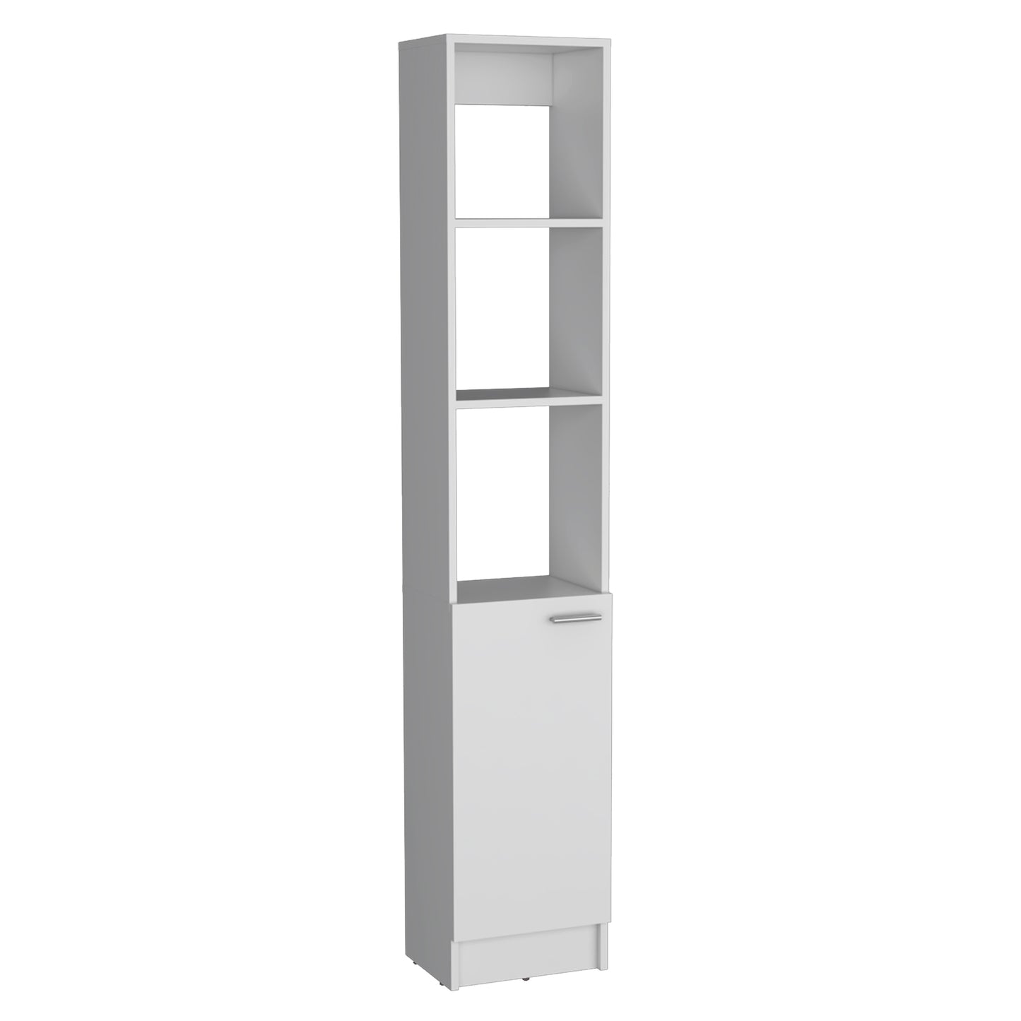 Parks Linen Bathroom Storage Cabinet with one Doors, Tall Bathroom Cabinet with 6 Shelves, for Bathroom, Living Room, Kitchen