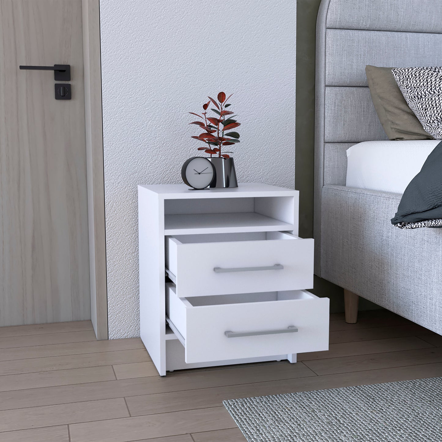 Greter Nightstand White