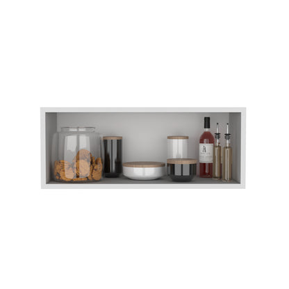 Wally 30" Wide x 12"H Open Wall Cabinet, Wall Shelf, Storage Cabinet, Cube Shelf Bedroom, Office, Living Room, Garage