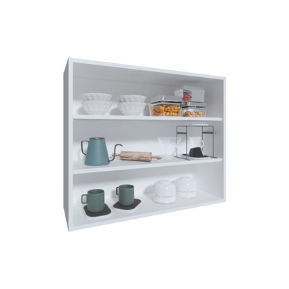 Wally 36" Wide x 30"H 3-Tier Open Wall Cabinet, Wall Shelf, Storage Cabinet, Cube Shelf Bedroom, Office, Living Room, Garage