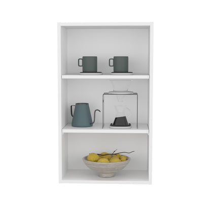 Eco 36" High Open 3-Tier Wall Cabinet, Wall Shelf, Storage Cabinet, Cube Shelf Bedroom, Office, Living Room, Garage