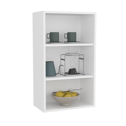 Eco 36" High Open 3-Tier Wall Cabinet, Wall Shelf, Storage Cabinet, Cube Shelf Bedroom, Office, Living Room, Garage