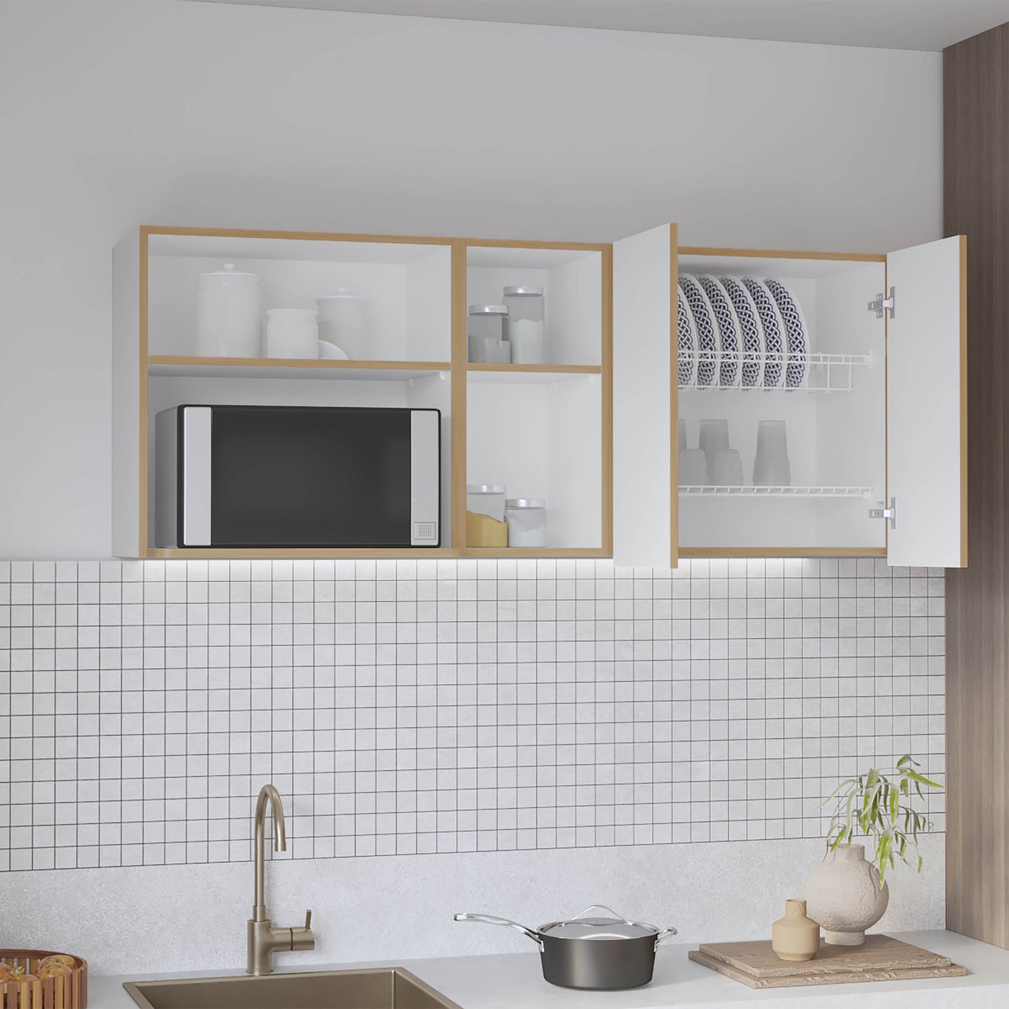 Corinto Kitchen Wall Cabinet with two doors
