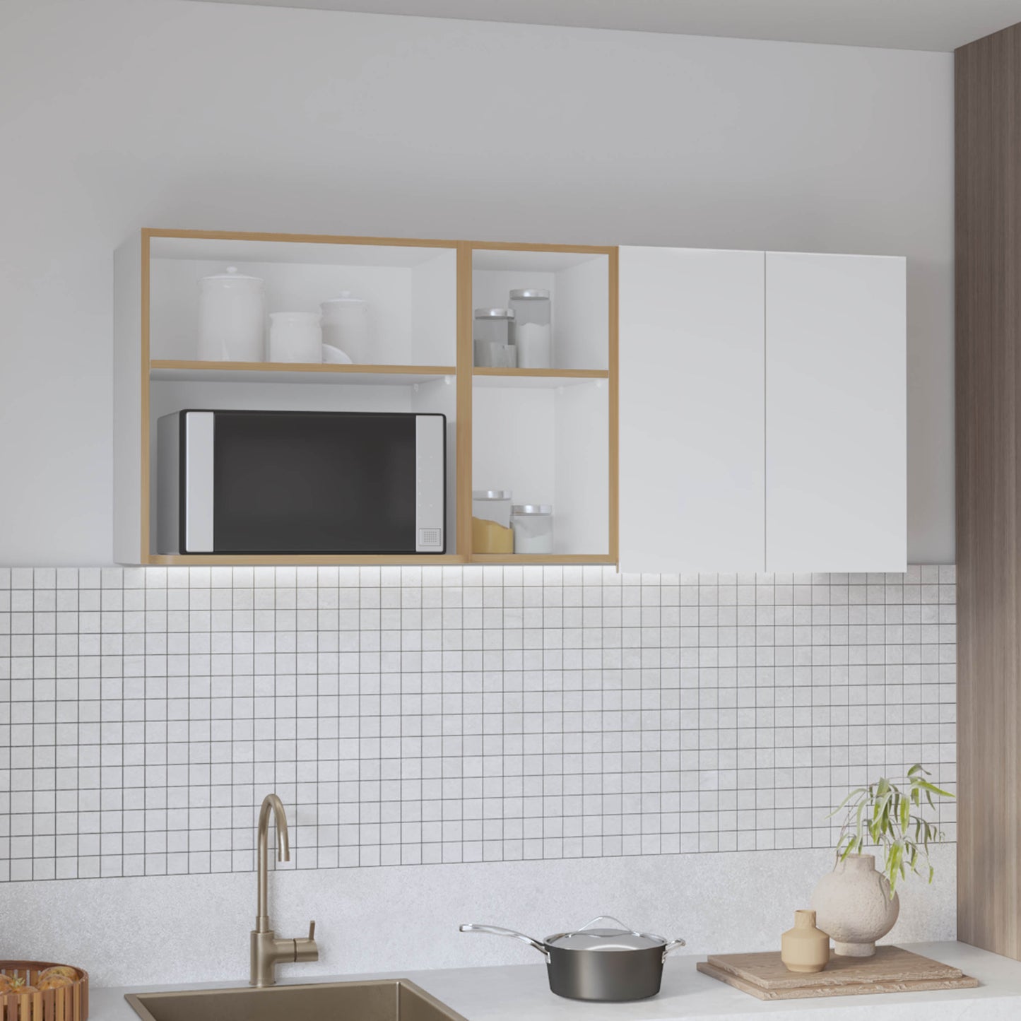 Corinto Kitchen Wall Cabinet with two doors