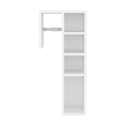 Lodi Freestanding Toilet Paper Cabinet With Slim Vertical Design And Storage Compartment