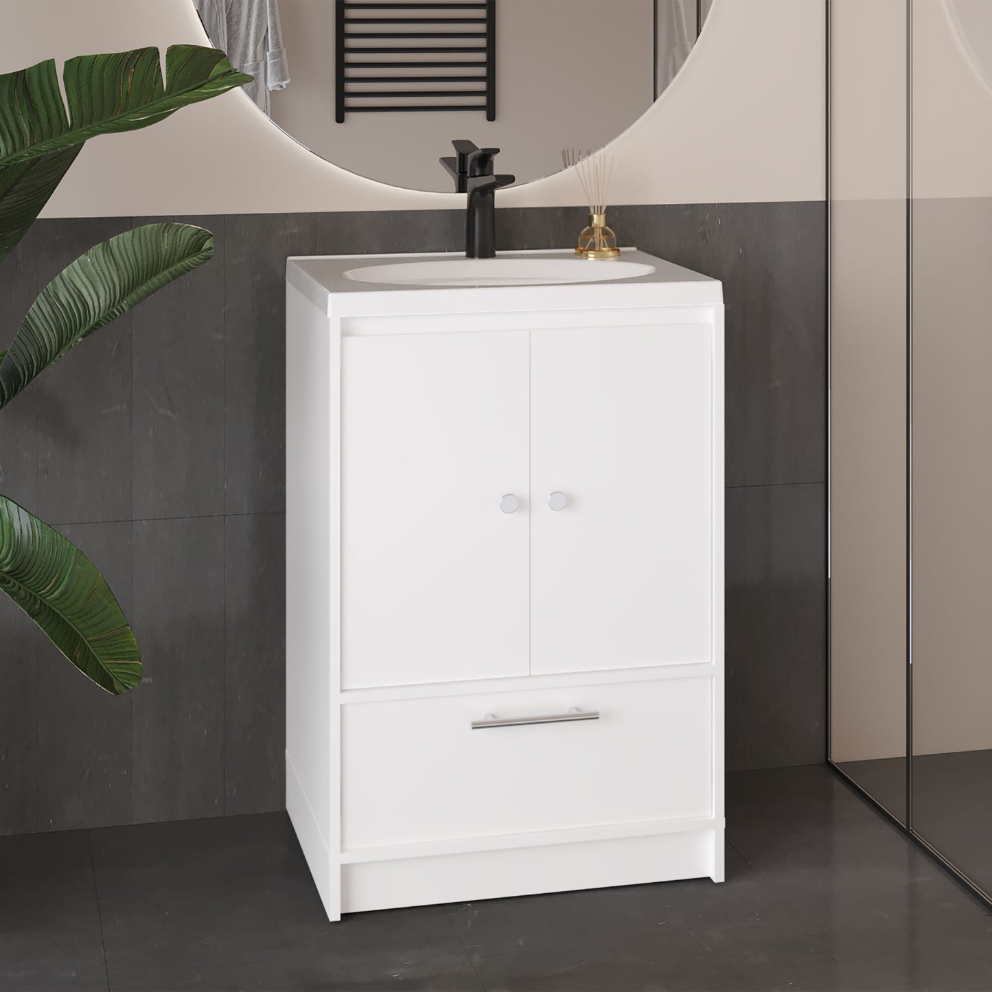 Bathroom Vanity with Two Doors, Madison