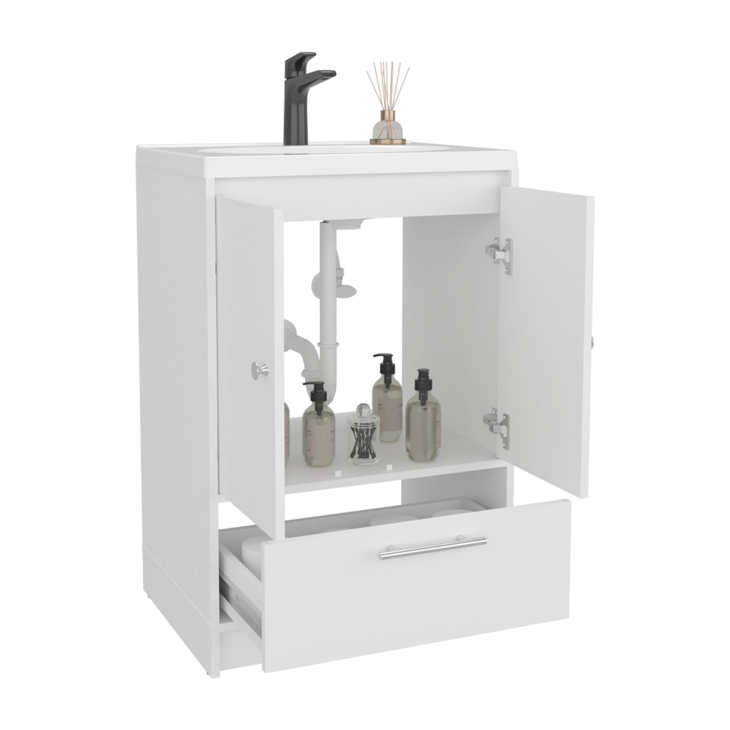 Bathroom Vanity with Two Doors, Madison
