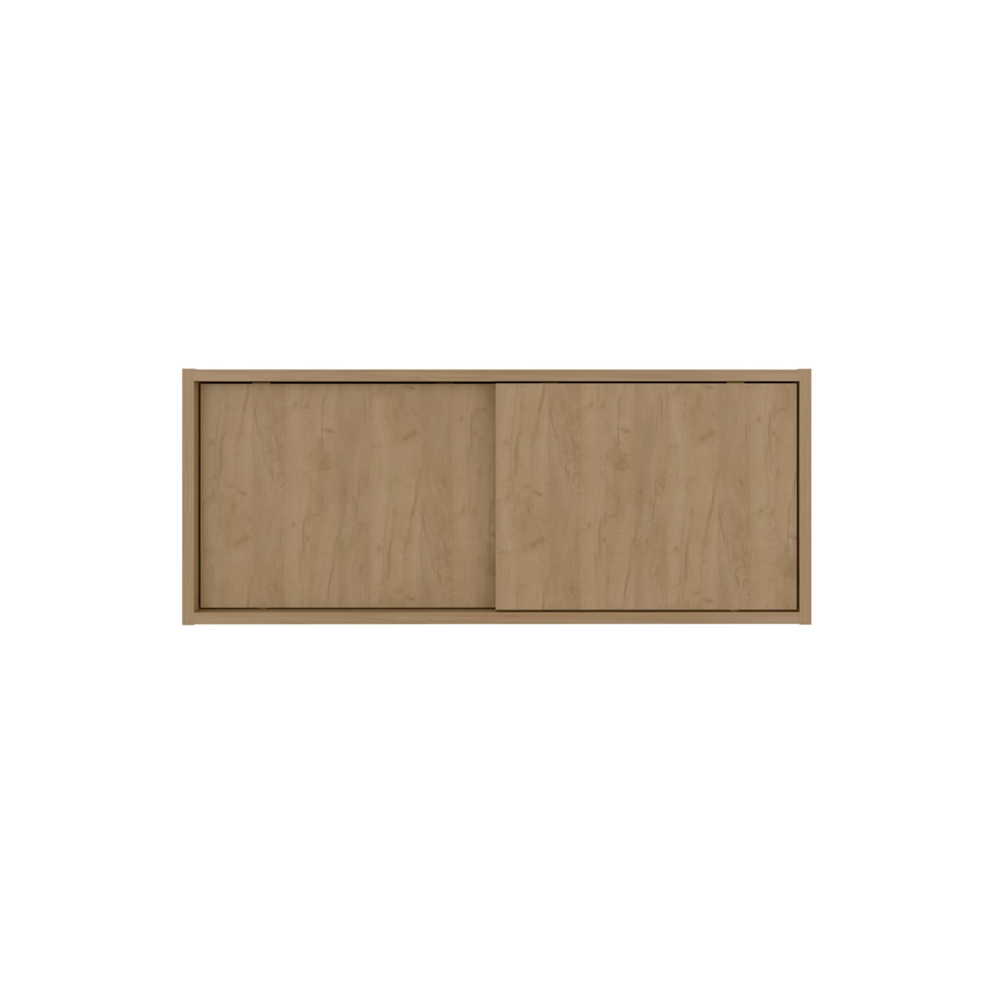 Note 32-Inch Wide Wall Storage Cabinet with Sliding Doors, Compact Wall-Mounted Storage Option for Bedroom, Office, Living Room or Garage Organization