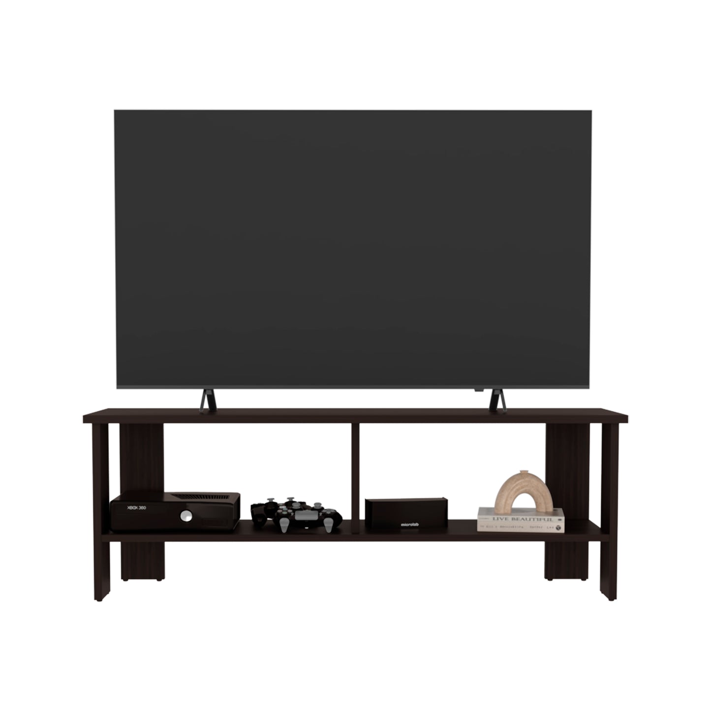 Tv Stand Navia, With Two Shelves