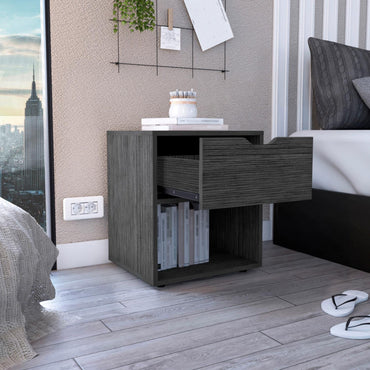 Aberdeeen 19.7-Inch High Nightstand Light Gray