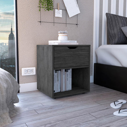 Aberdeeen 19.7-Inch High Nightstand Light Gray