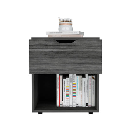 Aberdeeen 19.7-Inch High Nightstand Light Gray
