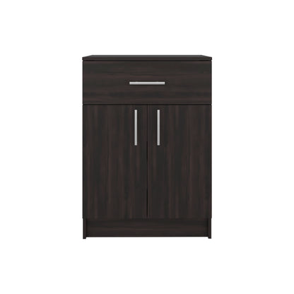 Mayorca Compact Multistorage Cabinet with One Drawer and Two Doors Cabinet with Interior Storage, Kitchen and Coffee Station Storage Option