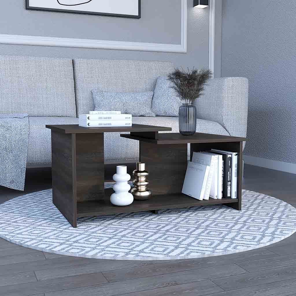 Wema 3 Coffee Table, Lower Open Shelf