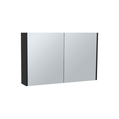 Bouti 19.7" H x 31.5" W Double Door Mirror Medicine Cabinet, Three interior Shelves for Bathroom, Kitchen