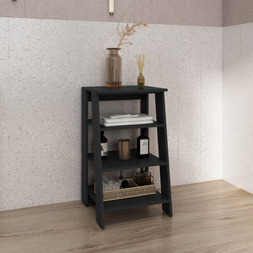 Bathbi Ladder Shelf  Organizer for Bathroom, Side Table, Living room 30" High  4-Tier