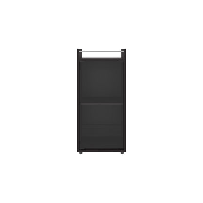 Theba Minibar Cabinet Two Doors, Open Shelf And Compact Design, Modern Bar Storage