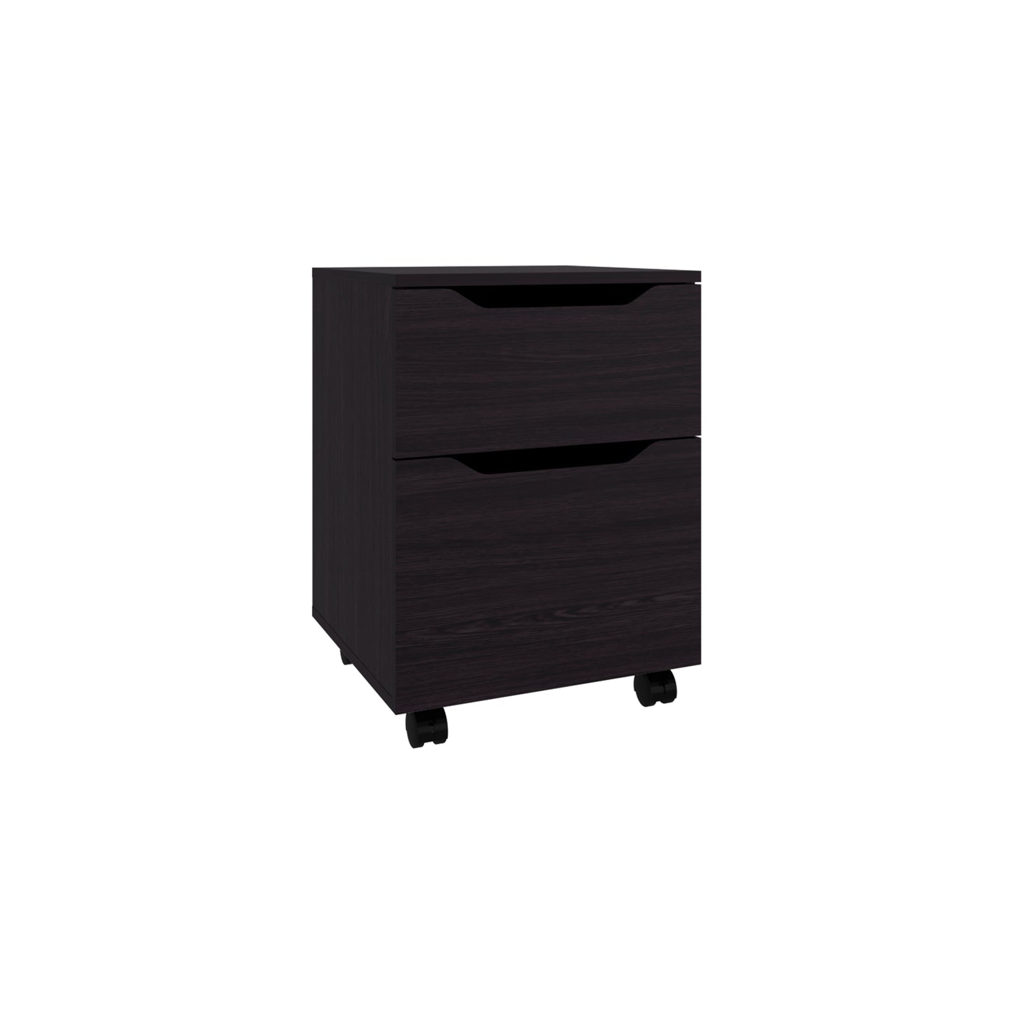 Ethan Open Shelves Nightstand With One Door, Modern Bedside Table For Bedroom Storage