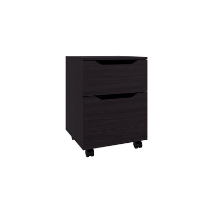 Ethan Open Shelves Nightstand With One Door, Modern Bedside Table For Bedroom Storage