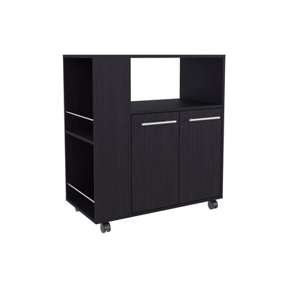 Kitchen Cart Eldon, Base Cabinet with Four Shelves