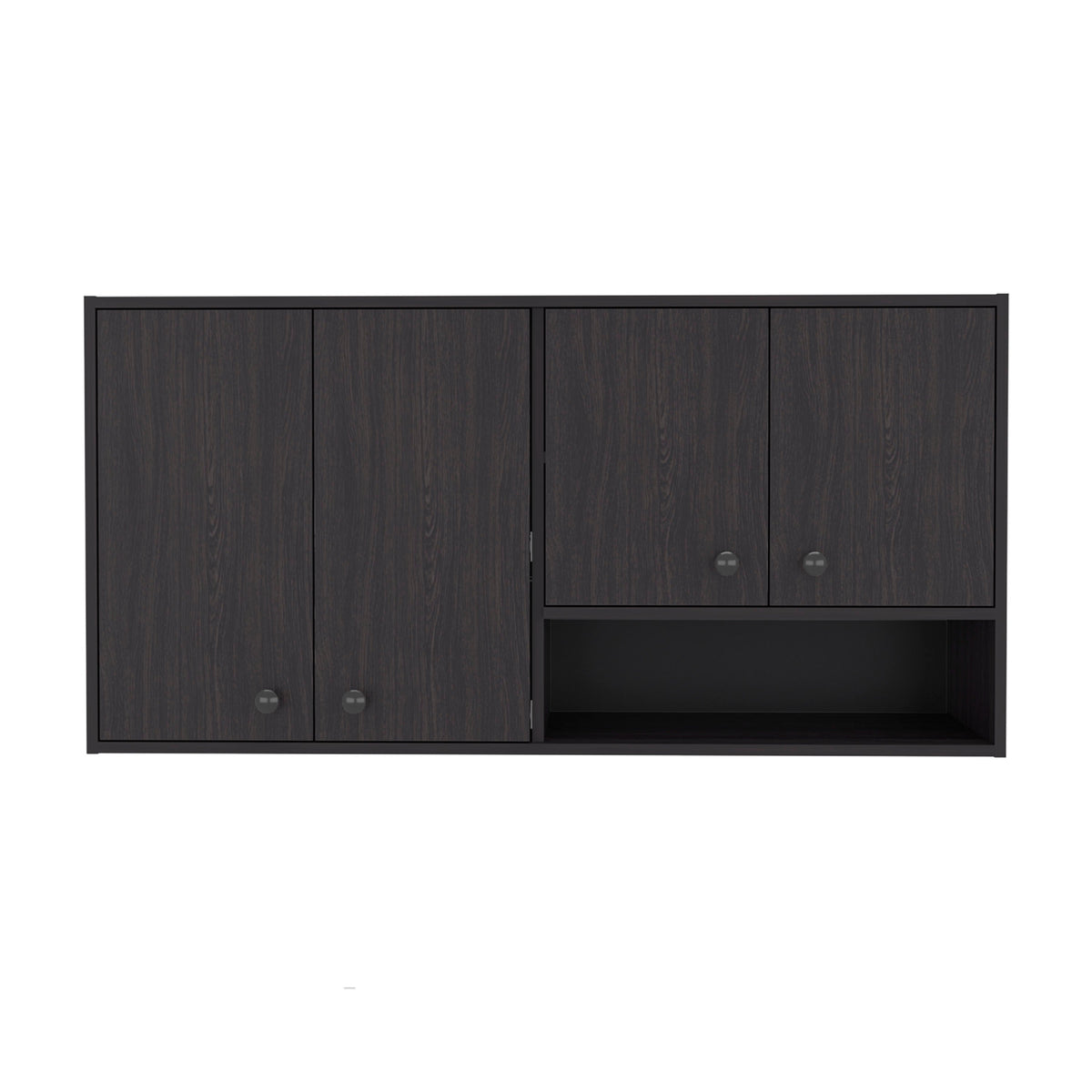 Napoleon Wall-Mounted Kitchen Cabinet with 4 Door Closed Sto - Wengue