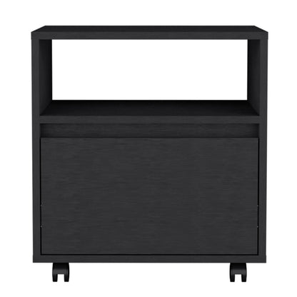 Austin Nightstand, Casters, Single Drawer