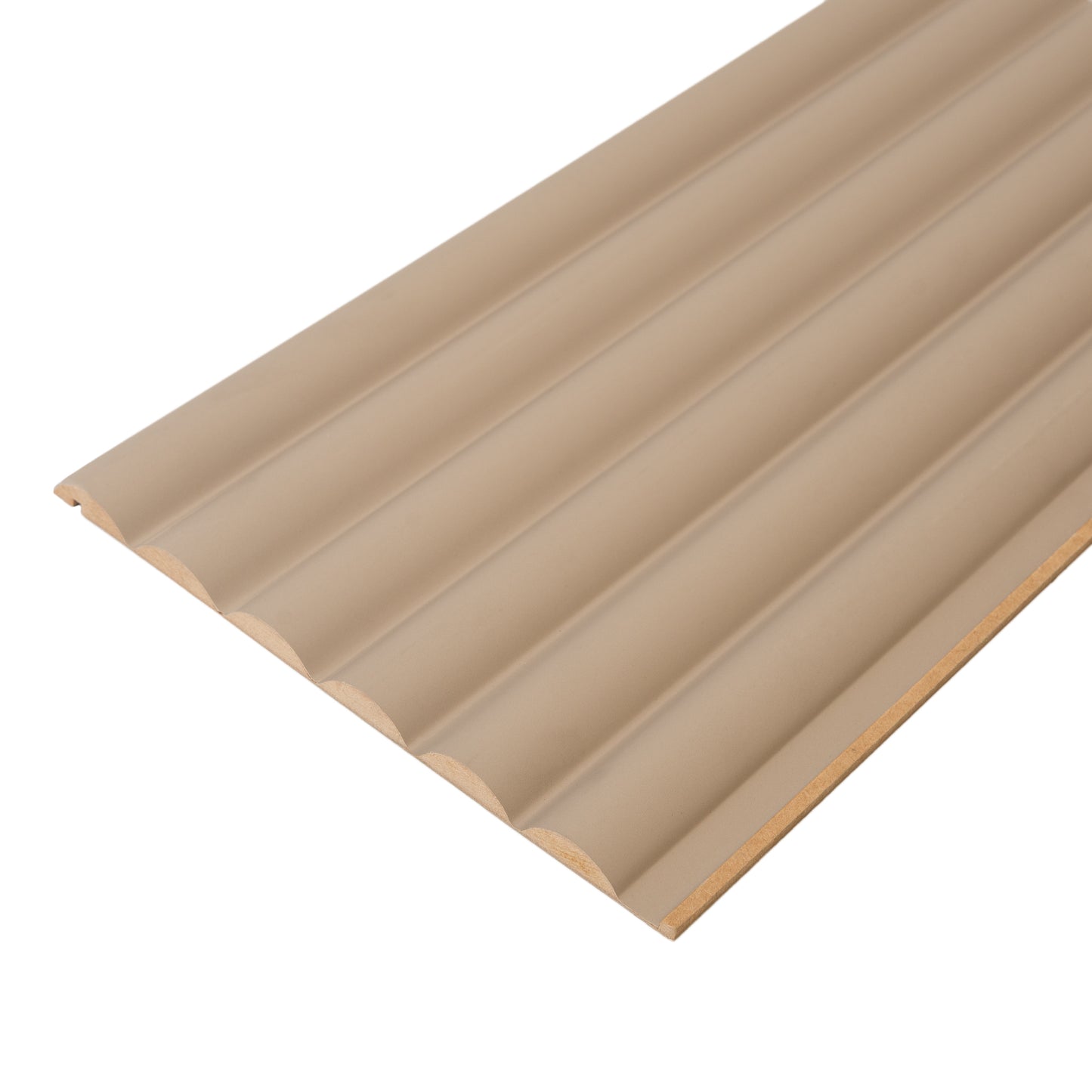 Flexible MDF Wall Panel - Textured Surface for Noise Reduction, Premium Finish, Honey Oak Color, 0.35" Depth, 8.09" Width, 108.27" Height, Easy Installation