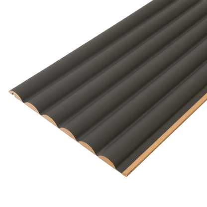 Flexible MDF Wall Panel - Textured Surface for Noise Reduction, Premium Finish, Honey Oak Color, 0.35" Depth, 8.09" Width, 108.27" Height, Easy Installation