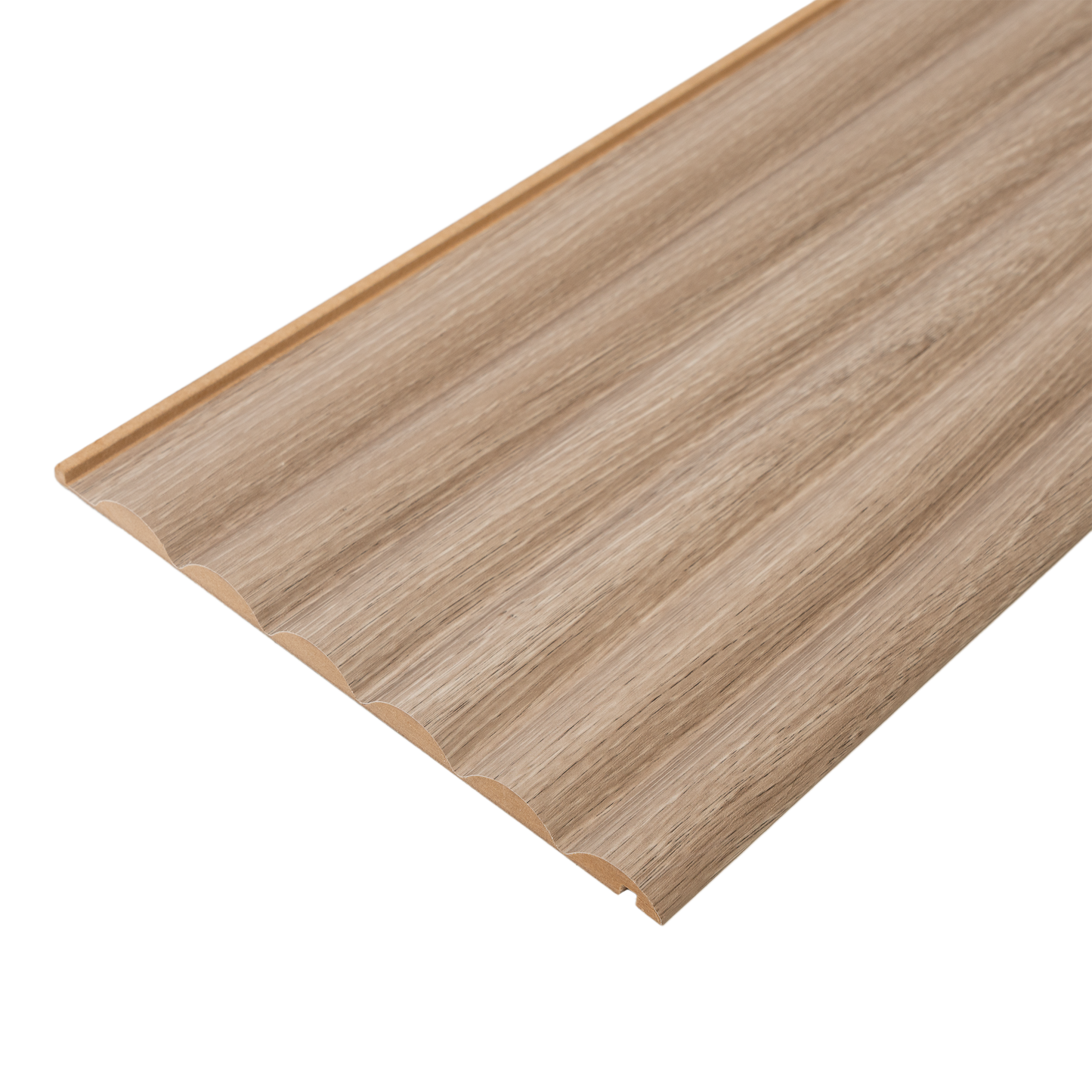 Flexible MDF Wall Panel - Textured Surface for Noise Reduction, Premium Finish, Honey Oak Color, 0.35" Depth, 8.09" Width, 108.27" Height, Easy Installation