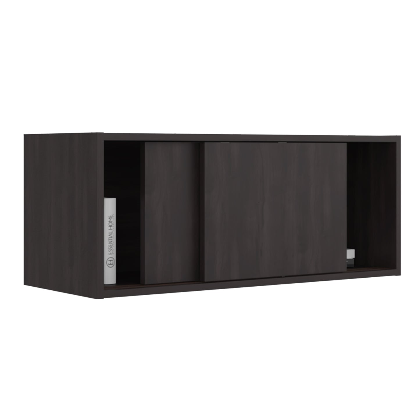 Note 32-Inch Wide Wall Storage Cabinet with Sliding Doors, Compact Wall-Mounted Storage Option for Bedroom, Office, Living Room or Garage Organization