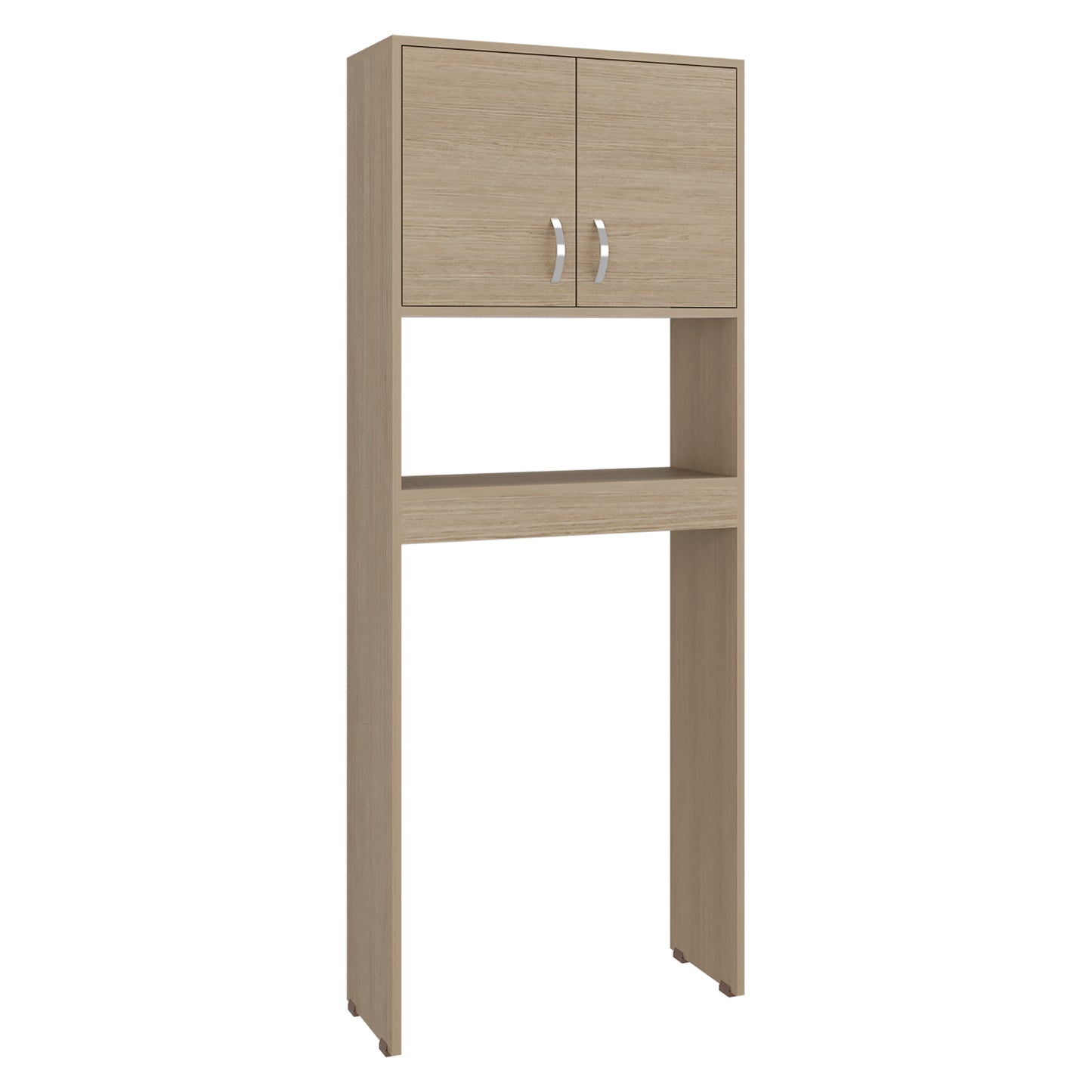 Optimizer Over-the-Toilet Bathroom Cabinet with 2-Door Compartment with 2 Interior Shelves and One Display Shelf