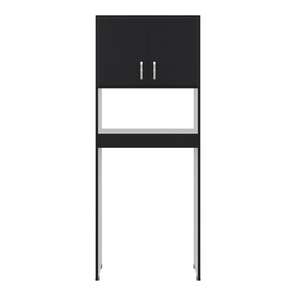 Optimizer Over-the-Toilet Bathroom Cabinet with 2-Door Compartment with 2 Interior Shelves and One Display Shelf