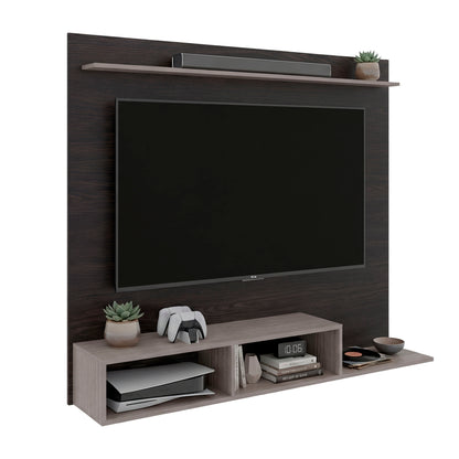 Munt 70" TV Stand with 5 Open Shelves, Modern Media Console for Living Room Entertainment Storage