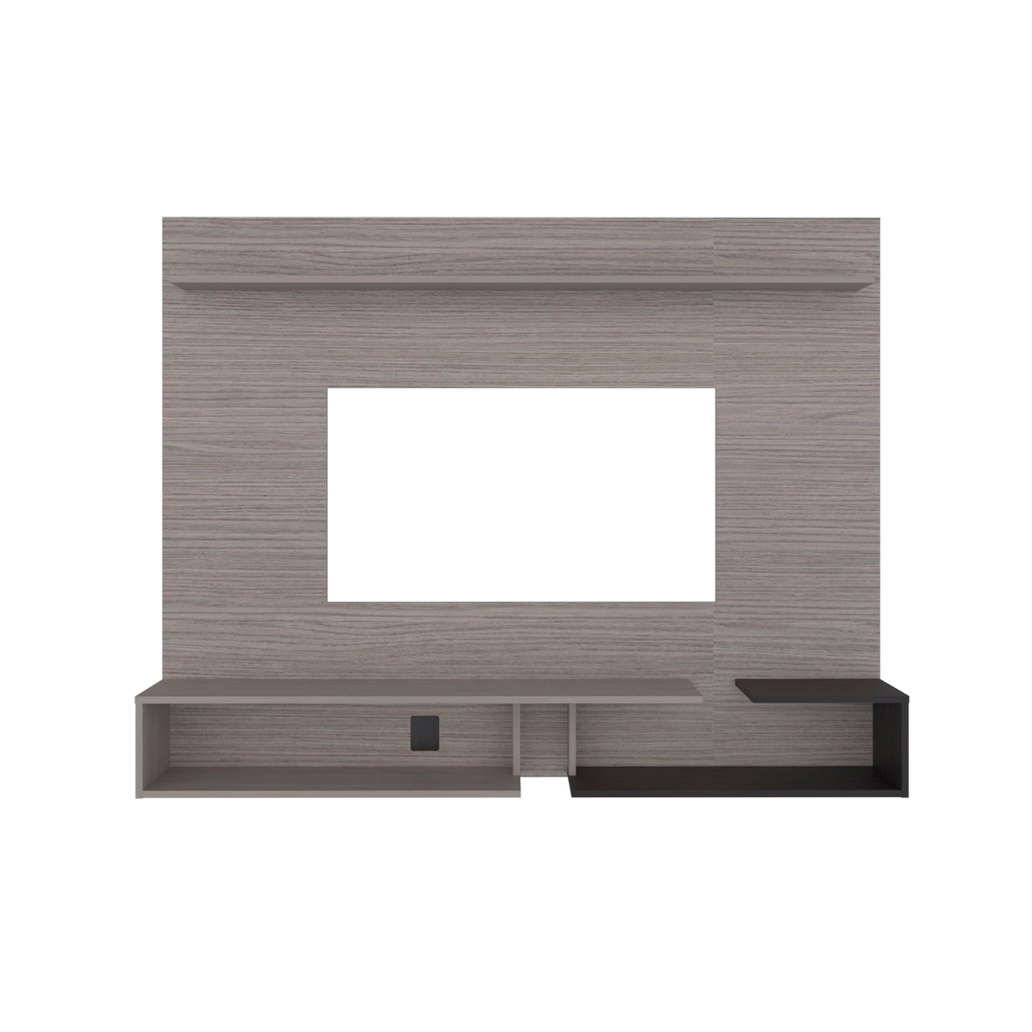 Desa 65" TV Stand with 5 Open Shelves, Modern Media Console for Living Room Entertainment Storage
